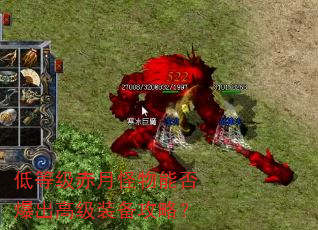 低等级赤月怪物能否爆出高级装备攻略? 低等级赤月怪物能否爆出高级装备攻略?