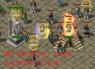 ��ʬ��̽�ձر������׼���㹻��ҩˮ�����棿