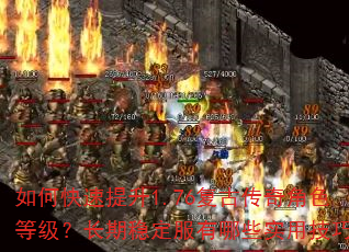 如何快速提升1.76复古传奇角色等级?长期稳定服有哪些实用技巧? 如何快速提升1.76复古传奇角色等级?长期稳定服有哪些实用技巧?