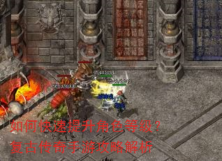 如何快速提升角色等级?复古传奇手游攻略解析 如何快速提升角色等级?复古传奇手游攻略解析